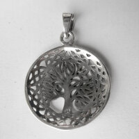 Lebensbaum, Yggdrasil  Kettenanäger mit keltischen Muster - 925 Sterling Silber