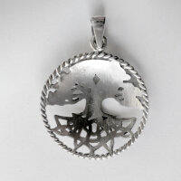Yggdrasil - Baum des Lebens - Weltenbaum - 925-Sterling-Silber, geschwärzt