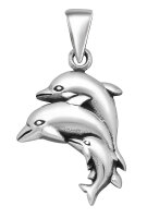 925 Sterling Silber Delphin Anhänger, Delfin...