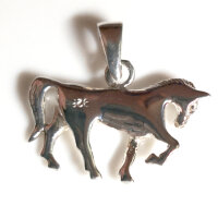 925 Sterling Silber -  - Pferdeanhänger, Pferd, Kettenanhänger, Pferdemotiv
